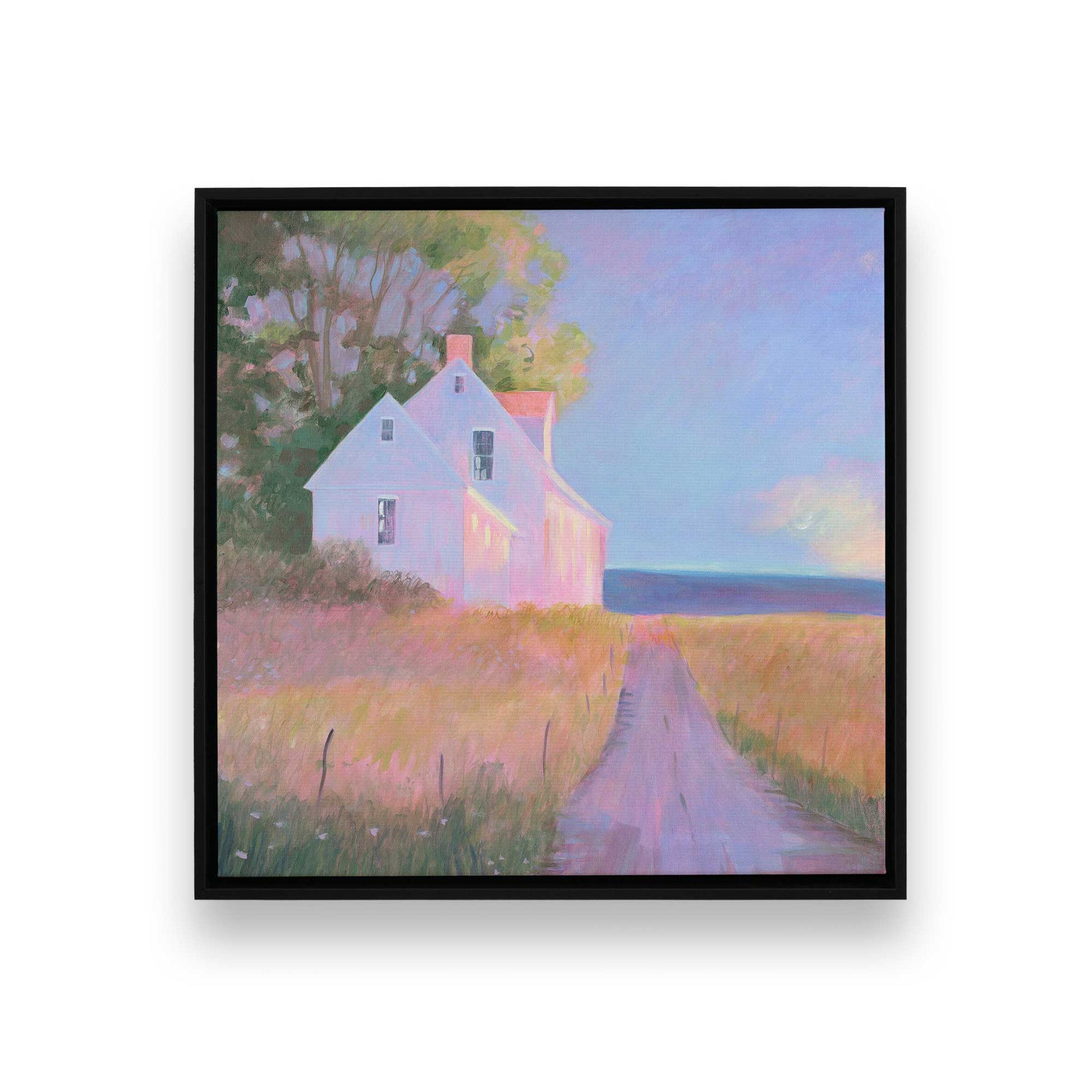 [Color:Satin Black], Picture of art in a Satin Black frame