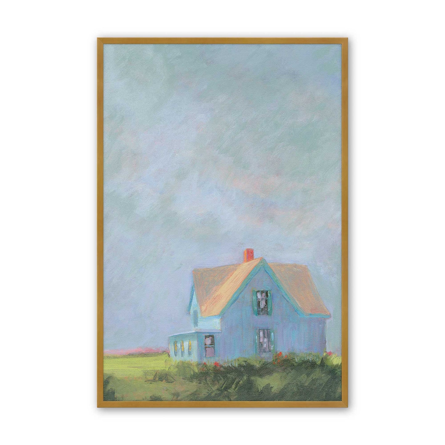 [Color:Polished Gold], Picture of art in a Polished Gold frame