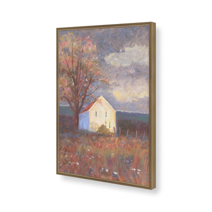 [Color:Brushed Gold], Picture of art in a Brushed Gold frame of the corner