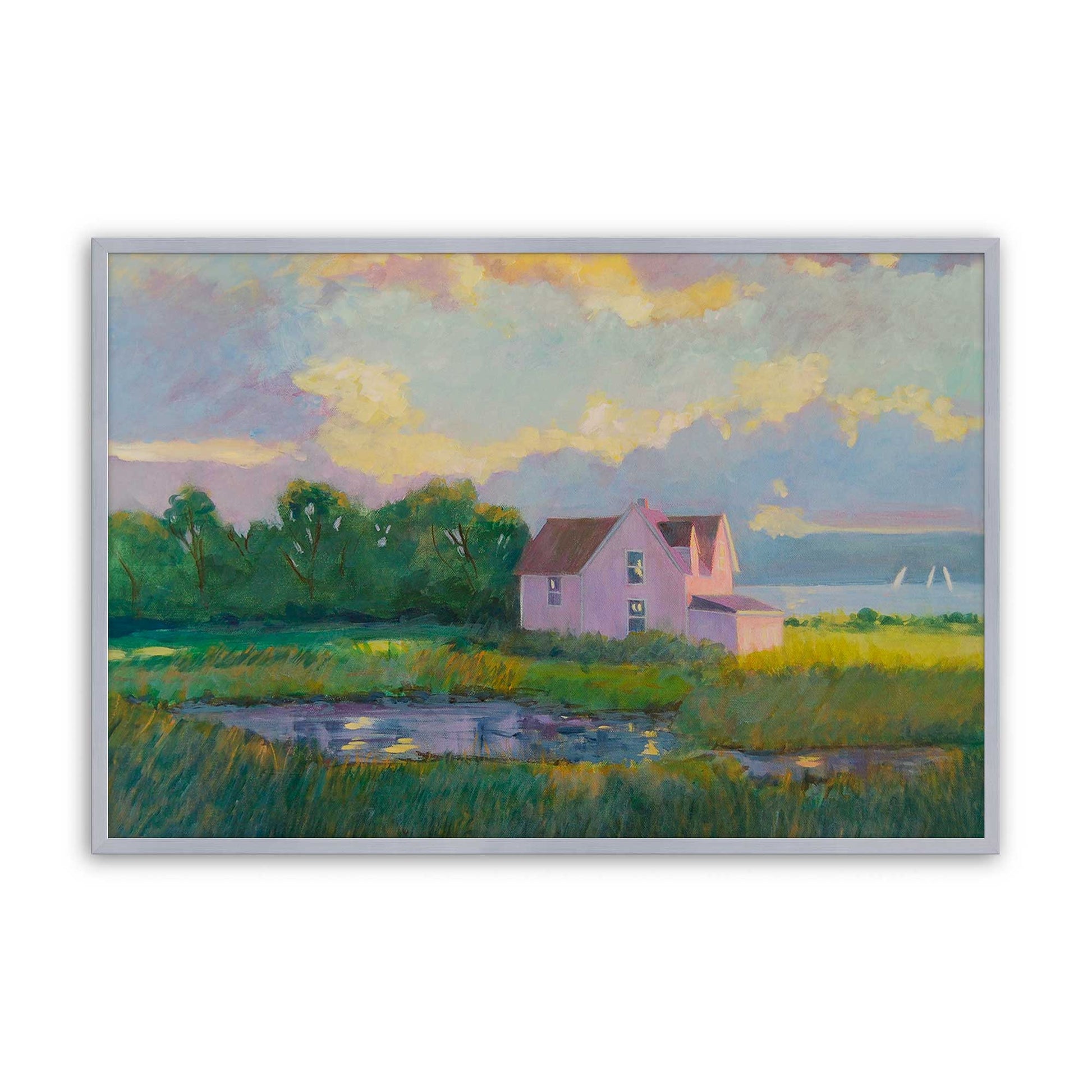 [Color:Polished Chrome], Picture of art in a Polished Chrome frame