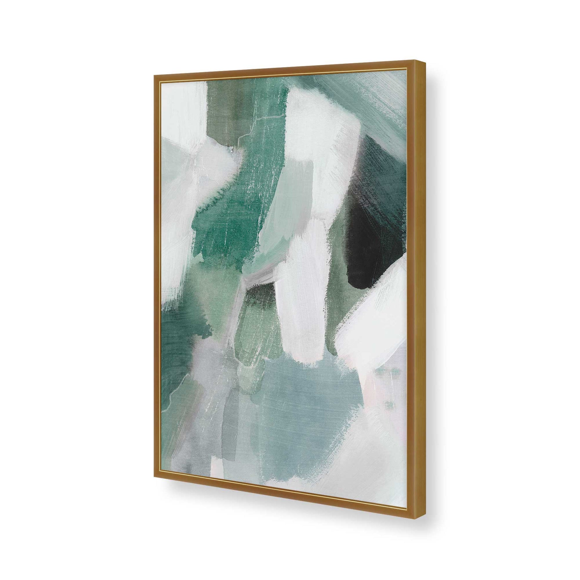 [Color:Polished Gold], Picture of art in a Polished Gold frame of the corner