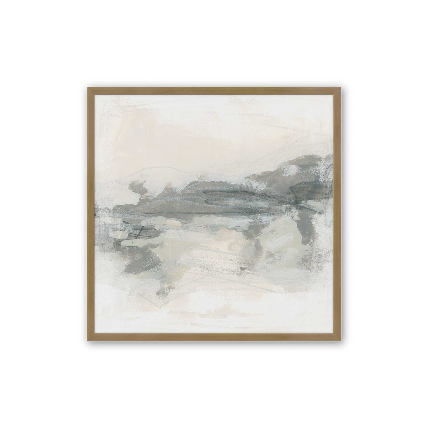 [Color:Brushed Gold], Picture of art in a Brushed Gold frame