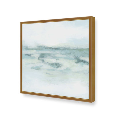 [Color:Polished Gold], Picture of art in a Polished Gold frame at an angle