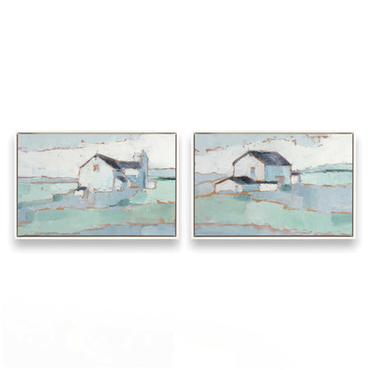 [Color:Opaque White], Picture of art in a White frame