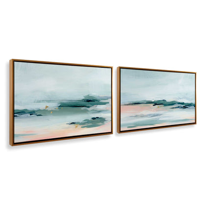 [Color:Polished Gold], Picture of art in a Polished Gold frame at an angle