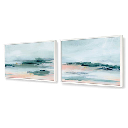 [Color:Opaque White], Picture of art in a Opaque White frame at an angle