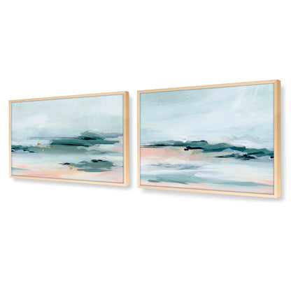 [Color:Raw Maple], Picture of art in a Raw Maple frame at an angle