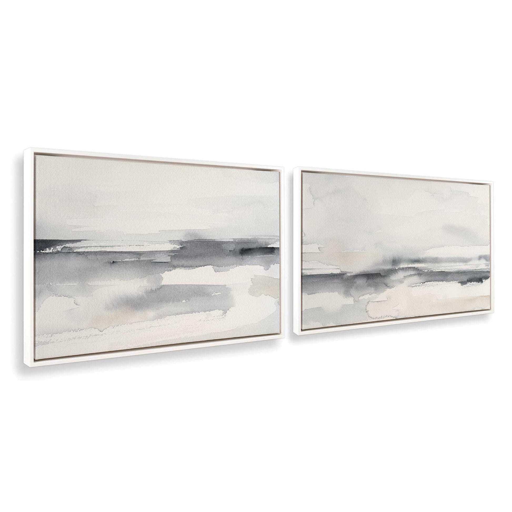[Color:Opaque White], Picture of art in a White frame at an angle