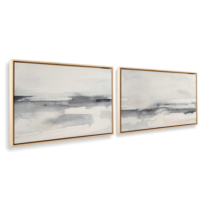 [Color:American Maple], Picture of art in a American Maple frame at an angle