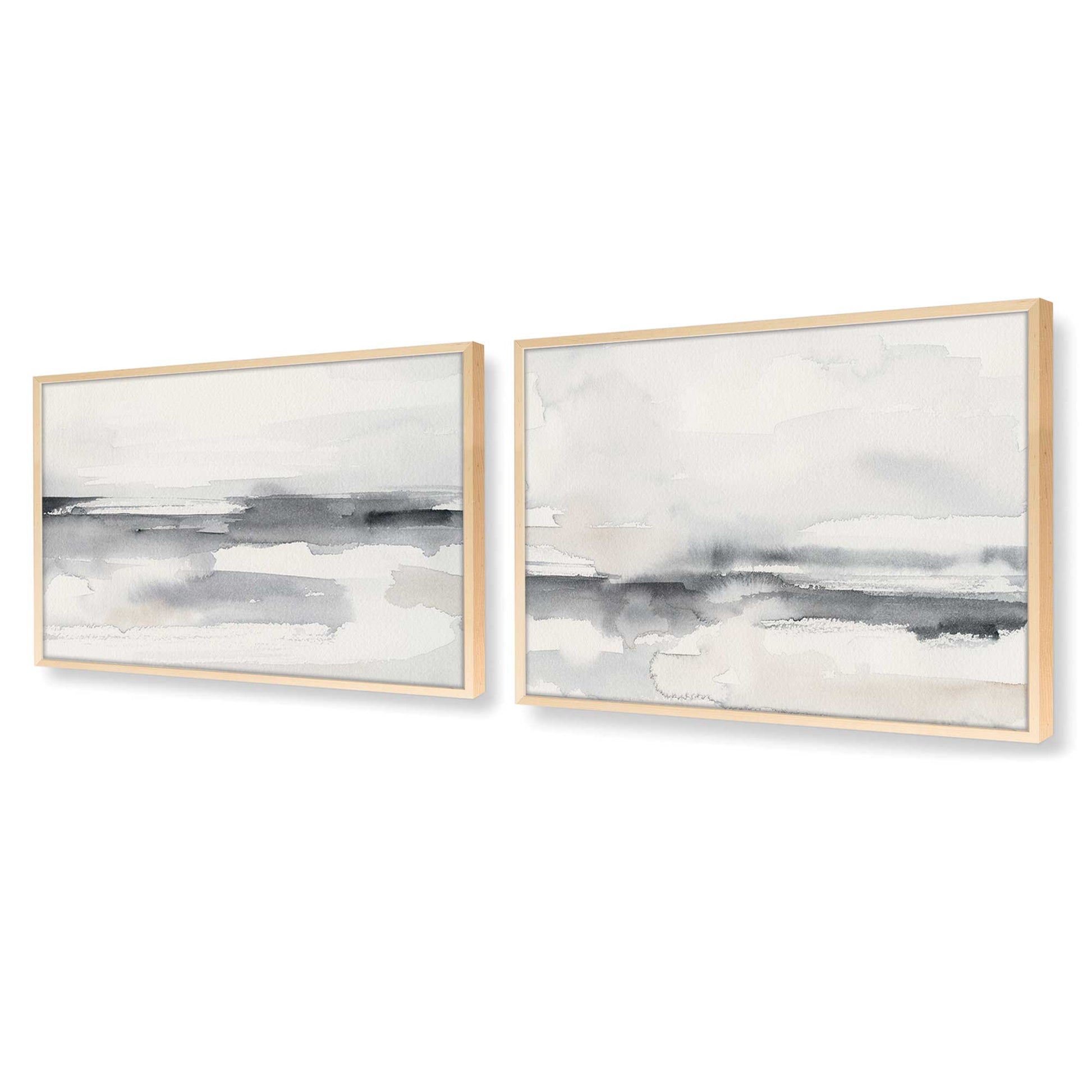 [Color:Raw Maple], Picture of art in a Raw Maple frame at an angle