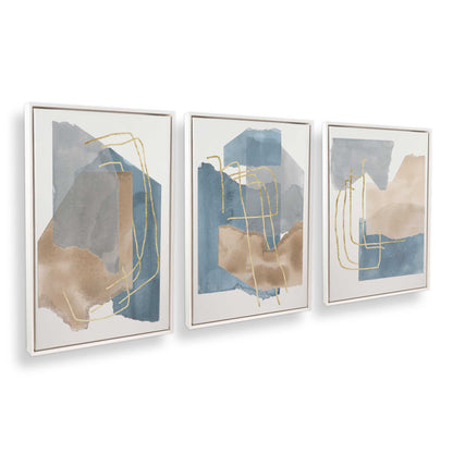 [Color:Opaque White], Picture of art in a White frame at an angle