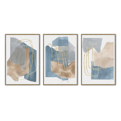 [Color:Brushed Gold], Picture of art in a Brushed Gold frame