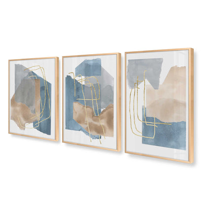 [Color:Raw Maple], Picture of art in a Raw Maple frame at an angle