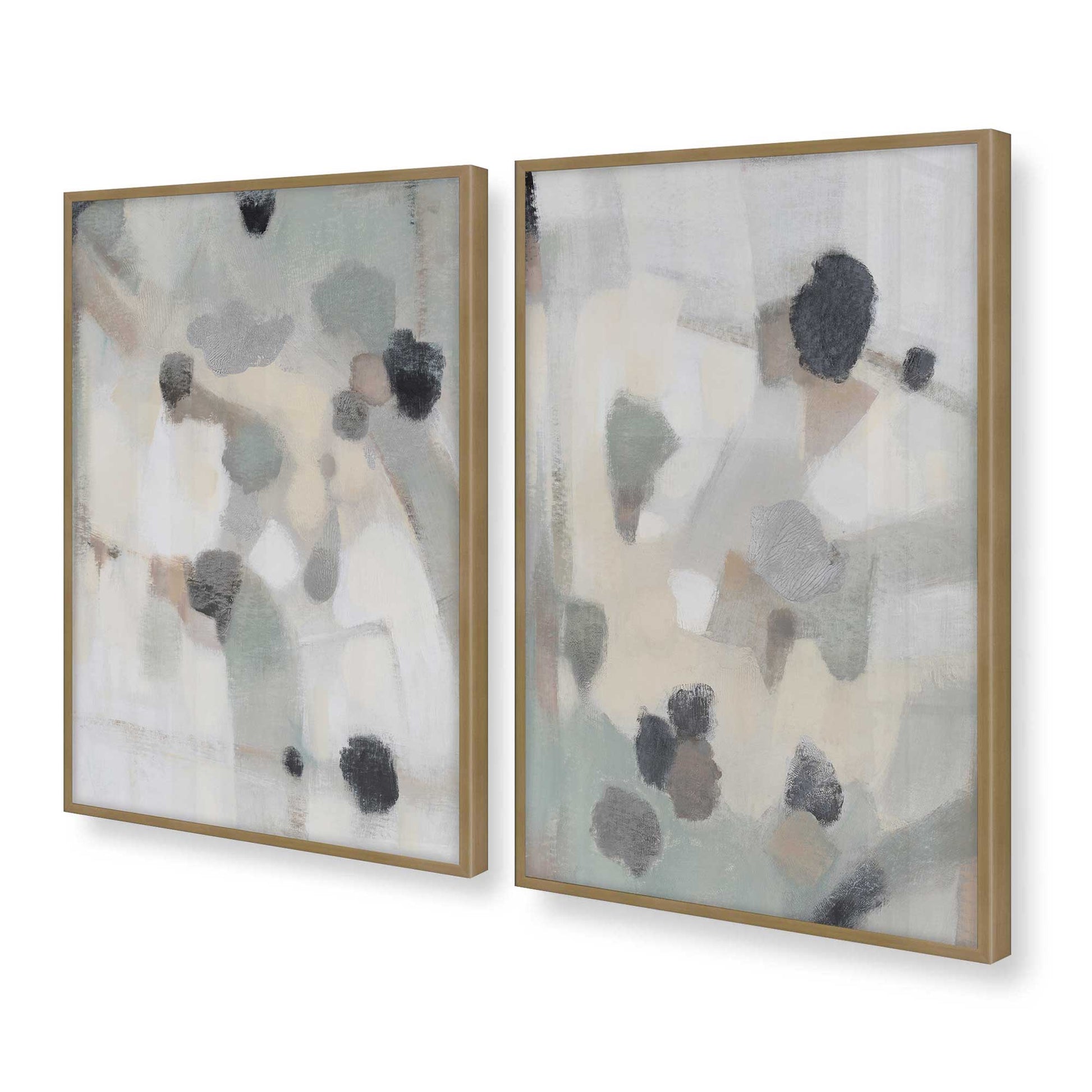 [Color:Weathered Zinc], Picture of art in a Weathered Zinc frame at an angle