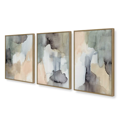 [Color:Brushed Gold], Picture of art in a Brushed Gold frame at an angle