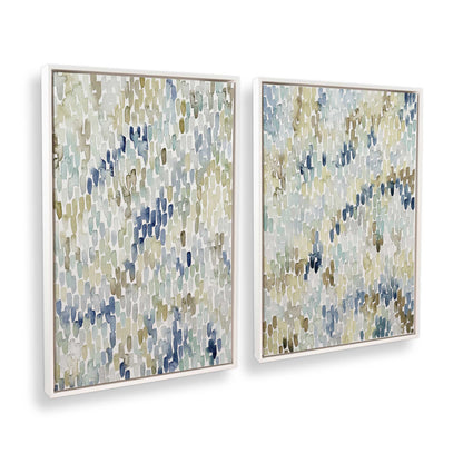 [Color:Opaque White], Picture of art in a White frame at an angle