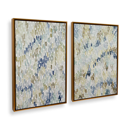 [Color:Polished Gold], Picture of art in a Polished Gold frame at an angle