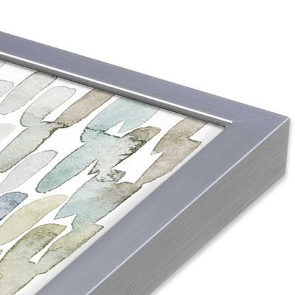 [Color:Polished Chrome], Picture of art in a Polished Chrome frame of the corner
