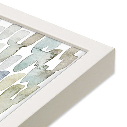 [Color:Opaque White], Picture of art in a Opaque White frame of the corner