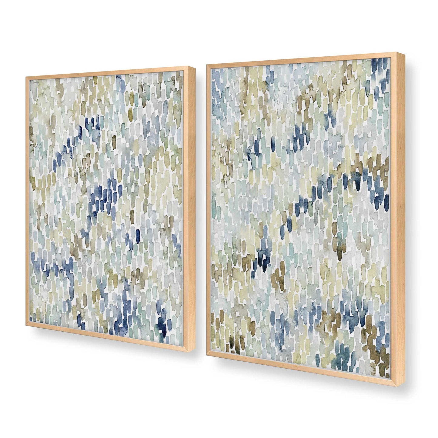 [Color:Raw Maple], Picture of art in a Raw Maple frame at an angle