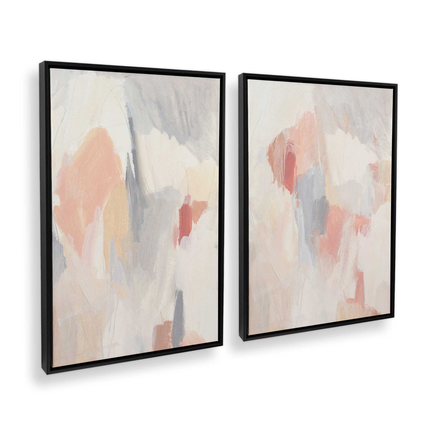 [Color:Satin Black], Picture of art in a Satin Black frame at an angle