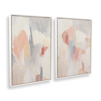 [Color:Opaque White], Picture of art in a White frame at an angle