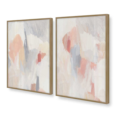 [Color:Brushed Gold], Picture of art in a Brushed Gold frame at an angle