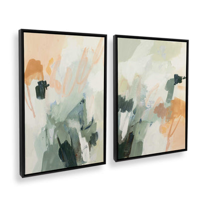 [Color:Satin Black], Picture of art in a Satin Black frame at an angle