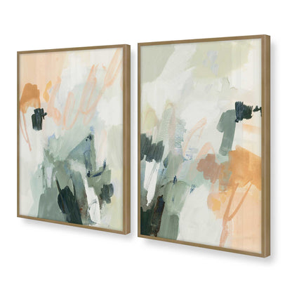[Color:Weathered Zinc], Picture of art in a Weathered Zinc frame at an angle
