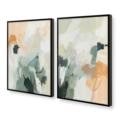 [Color:Satin Black], Picture of art in a Satin Black frame at an angle