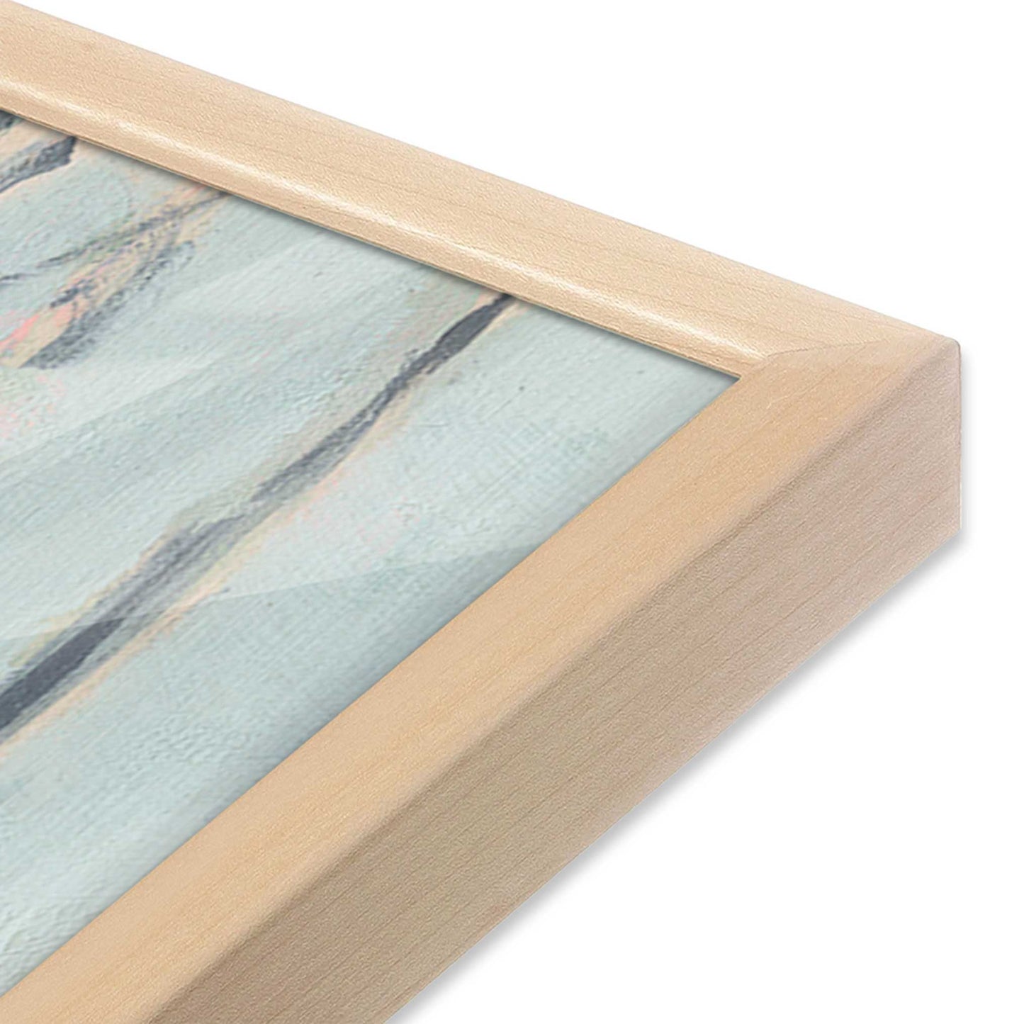 [Color:Raw Maple], Picture of art in a Raw Maple frame of the corner