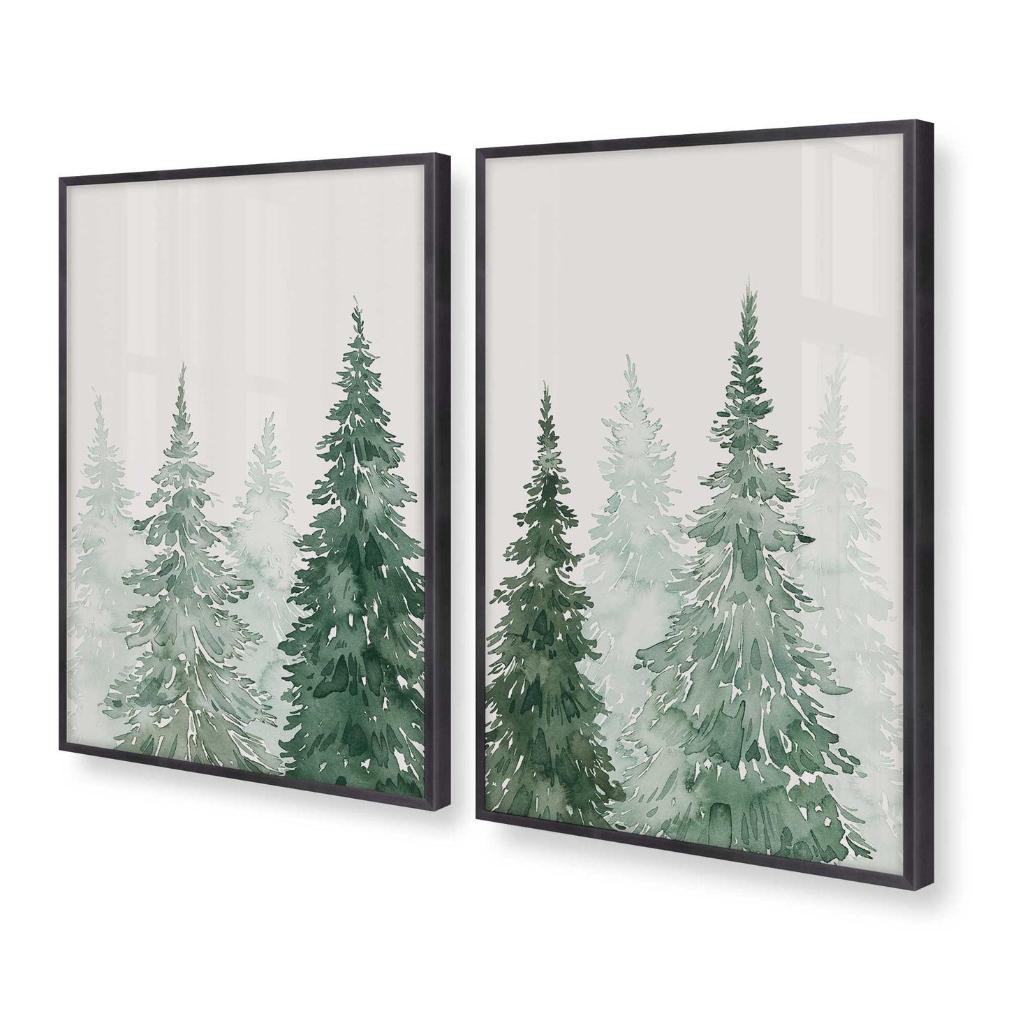 [Color:Weathered Zinc], Picture of art in a Weathered Zinc frame at an angle