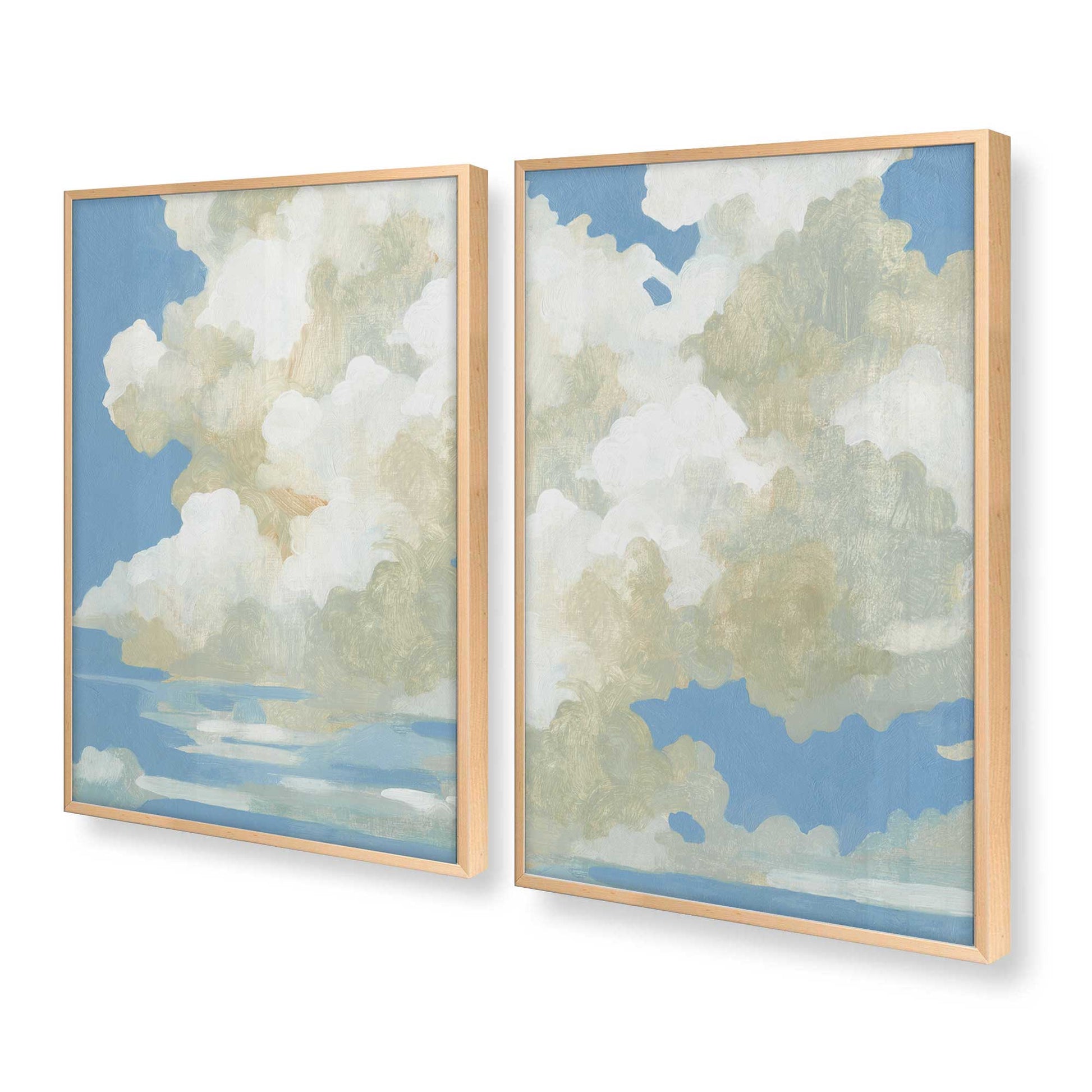 [Color:Raw Maple], Picture of art in a Raw Maple frame at an angle