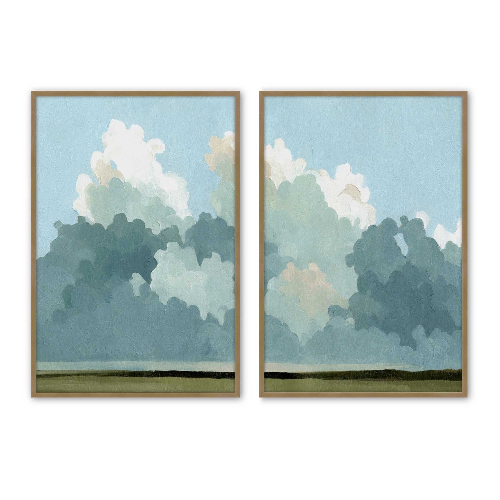 [Color:Brushed Gold], Picture of art in a Brushed Gold frame