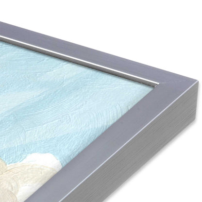 [Color:Polished Chrome], Picture of art in a Polished Chrome frame of the corner