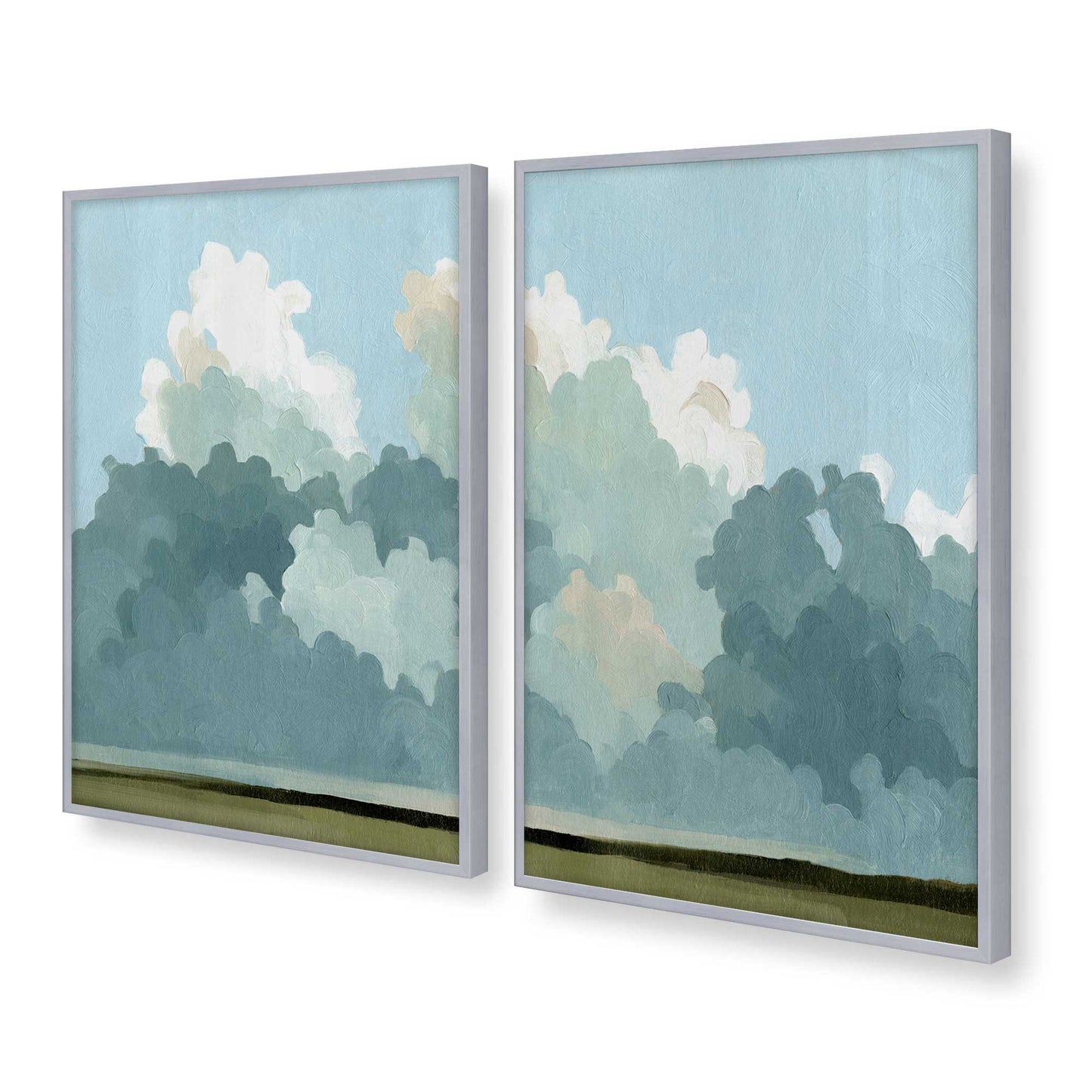[Color:Polished Chrome], Picture of art in a Polished Chrome frame at an angle