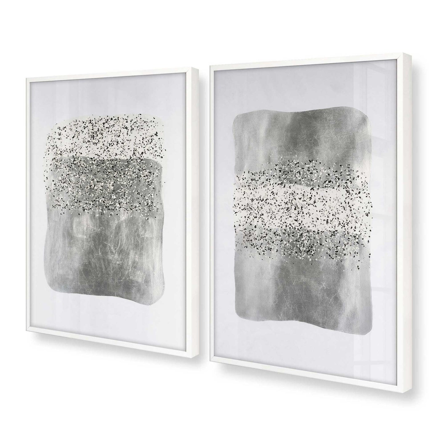 [Color:Opaque White], Picture of art in a Opaque White frame at an angle