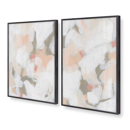 [Color:Weathered Zinc], Picture of art in a Weathered Zinc frame at an angle