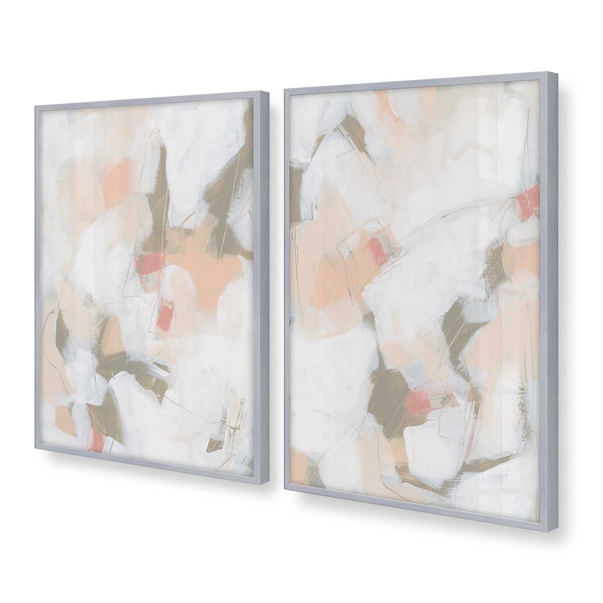 [Color:Polished Chrome], Picture of art in a Polished Chrome frame at an angle