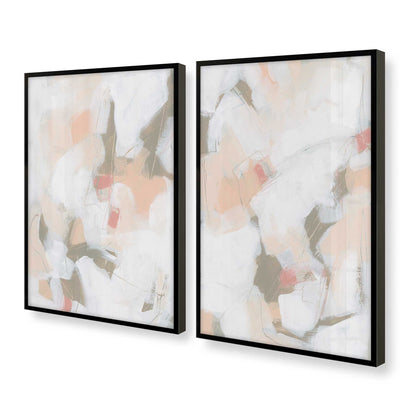 [Color:Satin Black], Picture of art in a Satin Black frame at an angle