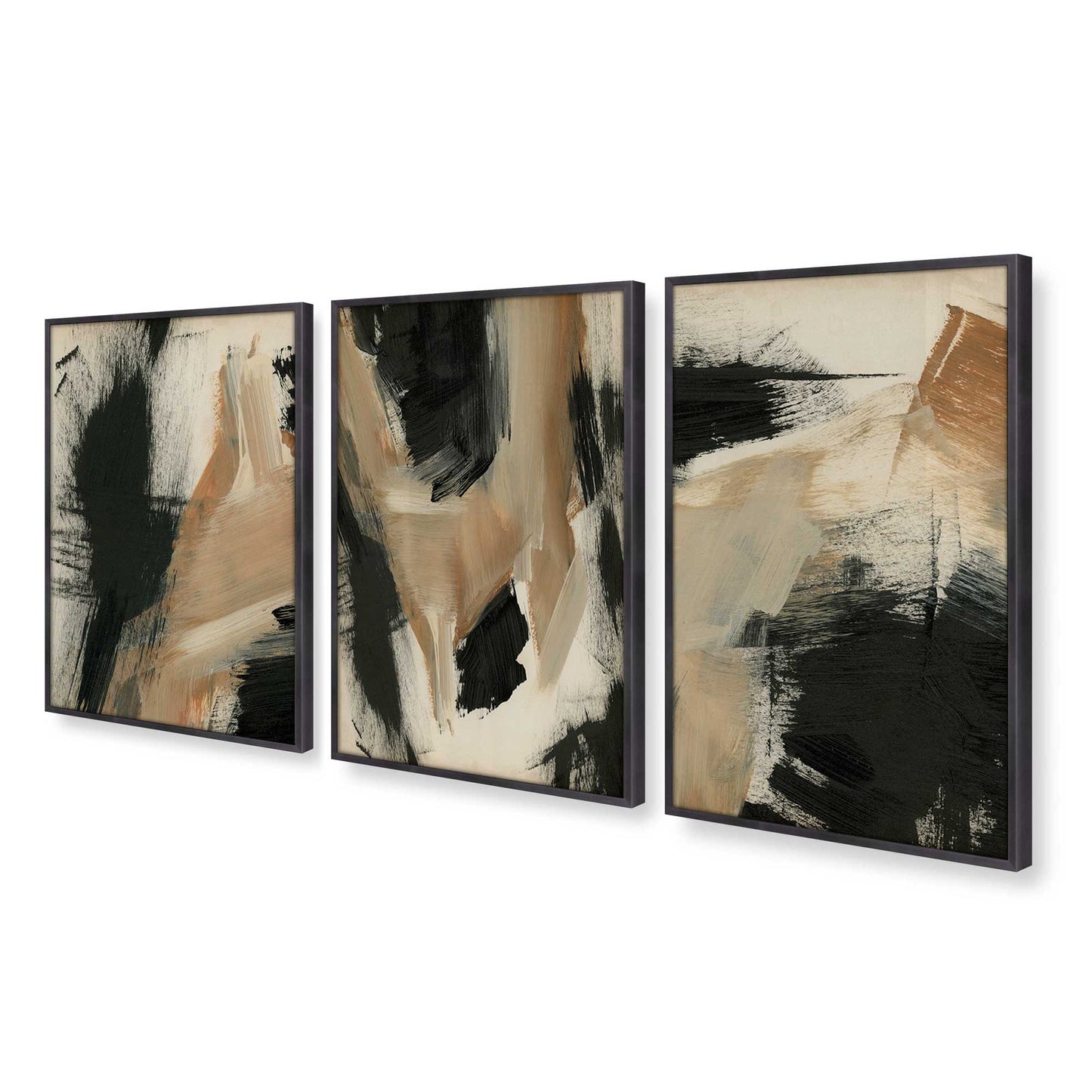 [Color:Weathered Zinc], Picture of art in a Weathered Zinc frame at an angle