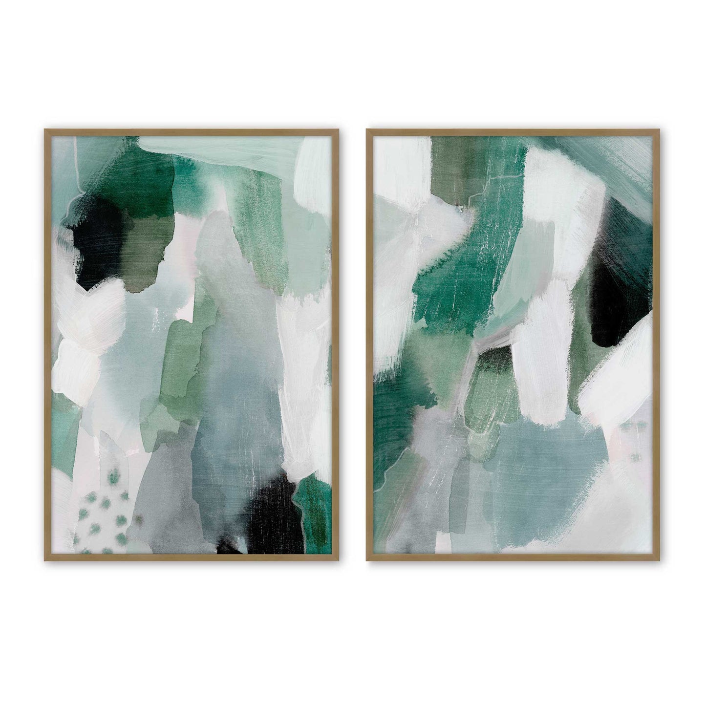 [Color:Brushed Gold], Picture of art in a Brushed Gold frame
