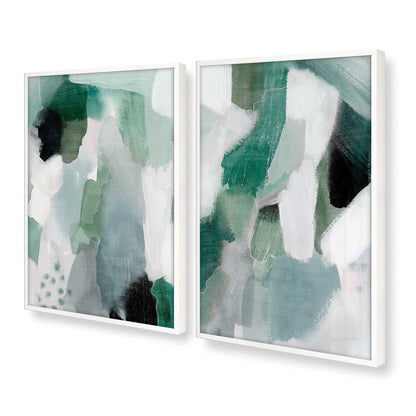 [Color:Opaque White], Picture of art in a Opaque White frame at an angle