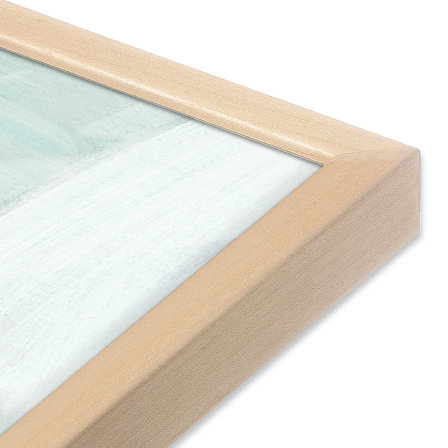 [Color:Raw Maple], Picture of art in a Raw Maple frame of the corner