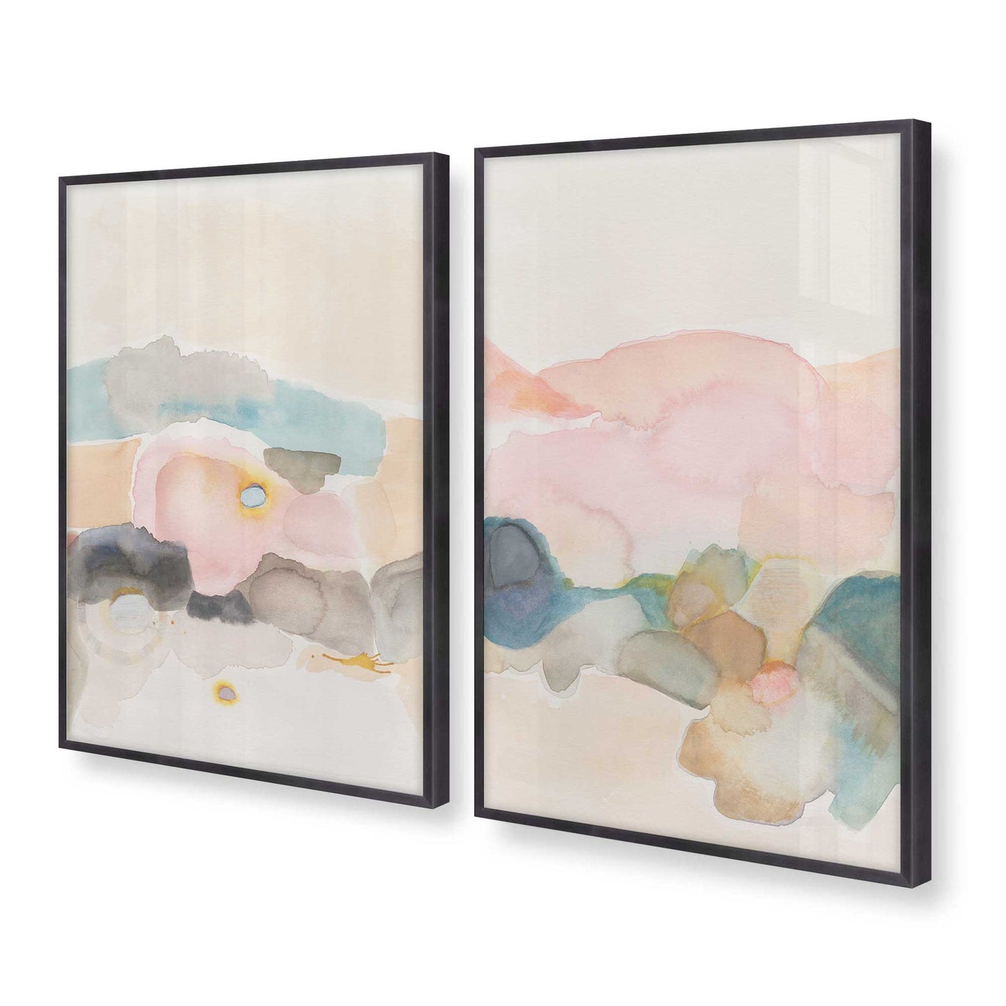 [Color:Weathered Zinc], Picture of art in a Weathered Zinc frame at an angle