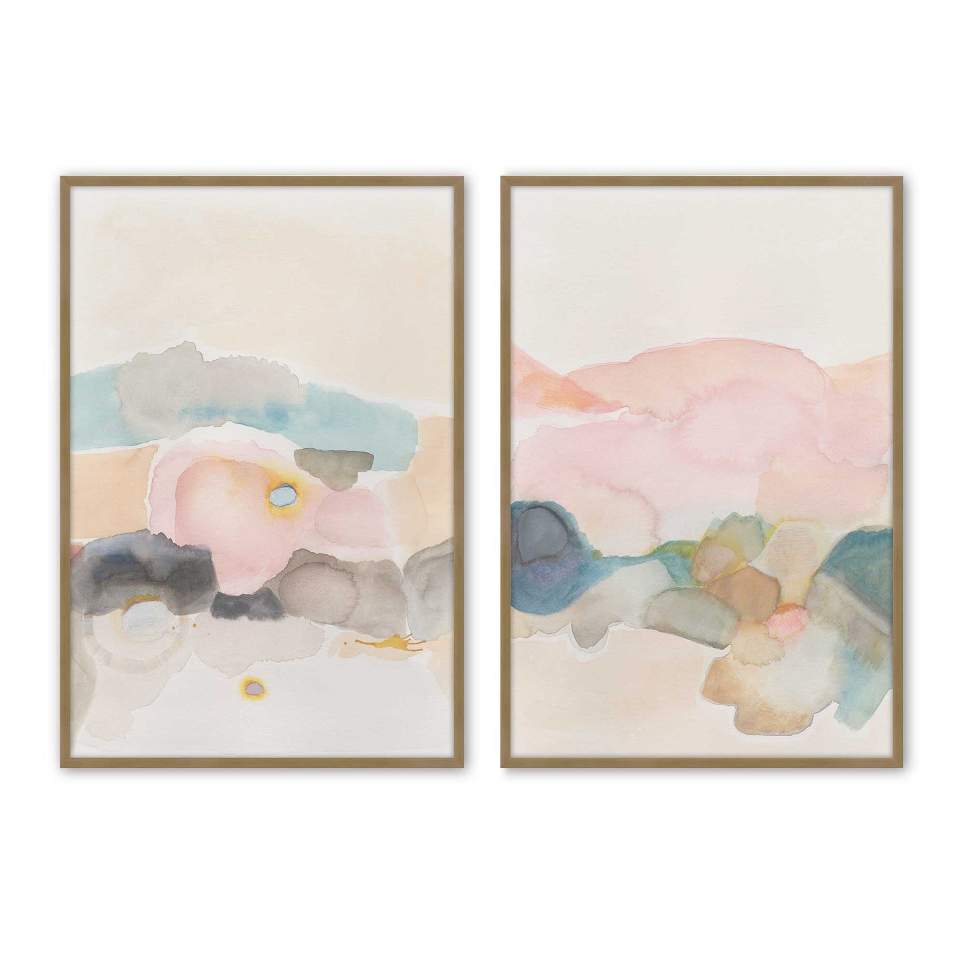 [Color:Brushed Gold], Picture of art in a Brushed Gold frame