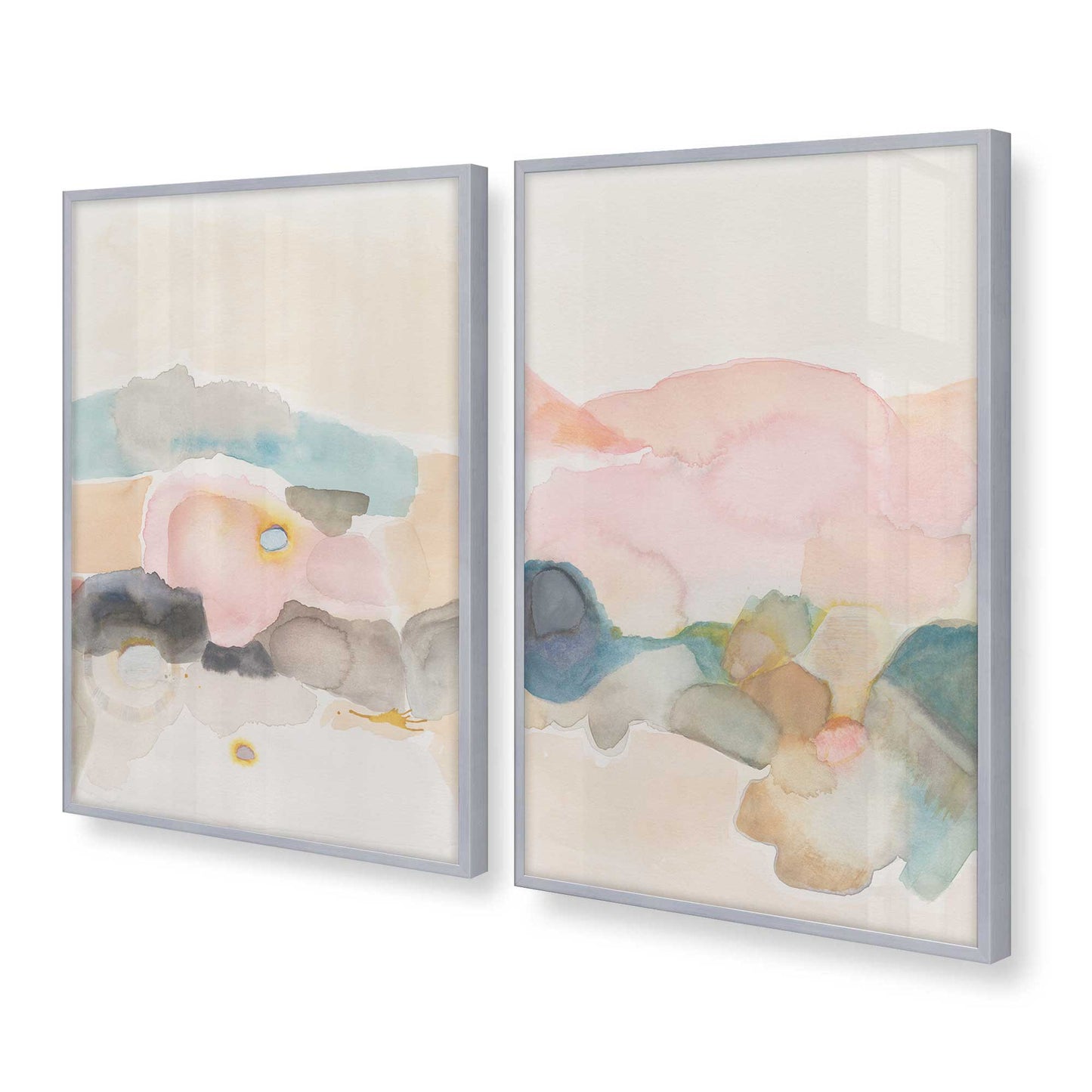 [Color:Polished Chrome], Picture of art in a Polished Chrome frame at an angle