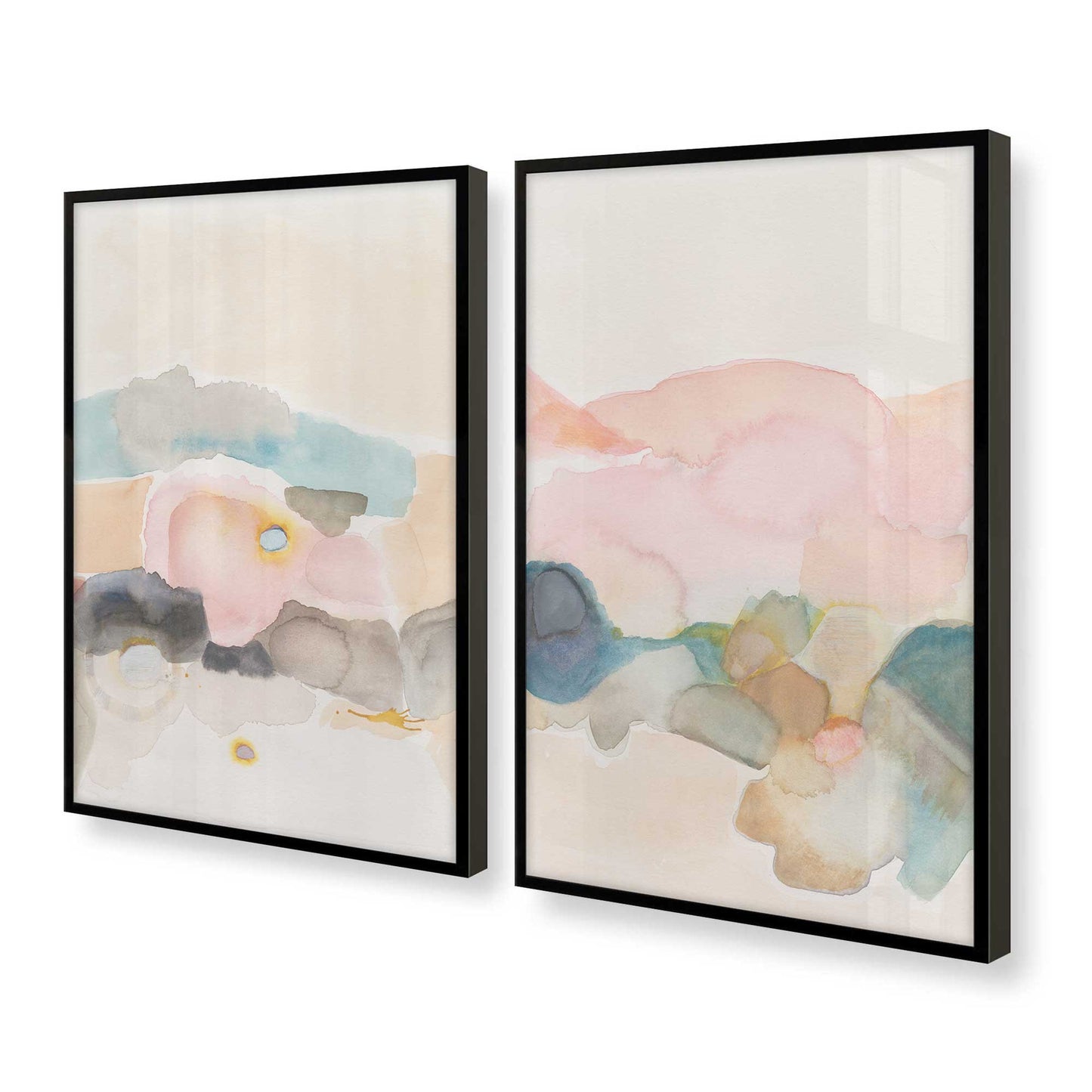 [Color:Satin Black], Picture of art in a Satin Black frame at an angle