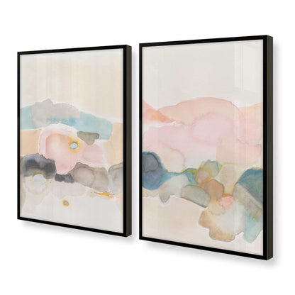 [Color:Satin Black], Picture of art in a Satin Black frame at an angle
