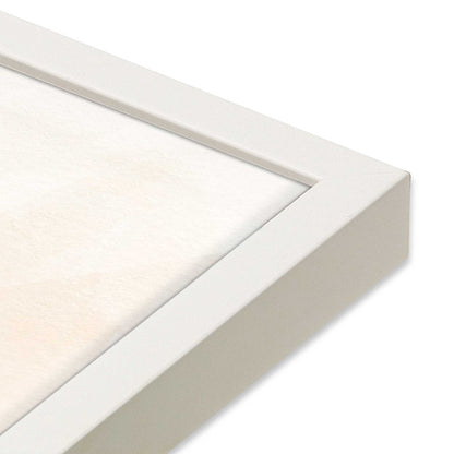 [Color:Opaque White], Picture of art in a Opaque White frame of the corner